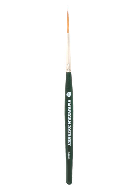 American Journey Interlocked Synthetic Brush, Travel Rigger, Size 1