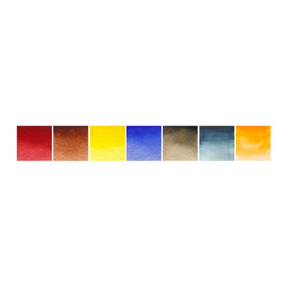 Vladislav Yeliseyev Essential Colors Watercolor Set Color Swatches