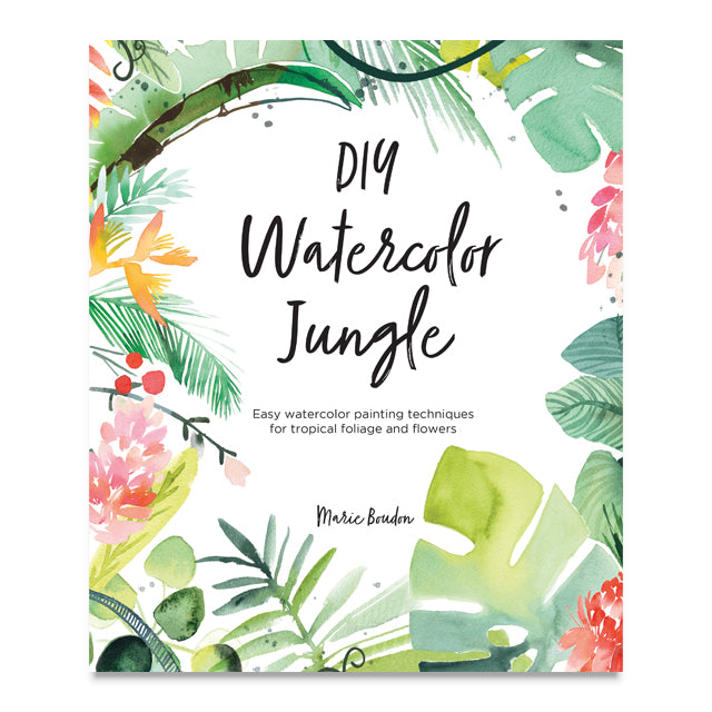 DIY Watercolor Jungle by Marie Boudon, Front Cover