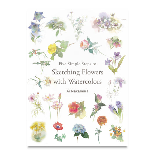 Five Simple Steps to Sketching Flowers with Watercolor by Ai Nakamura