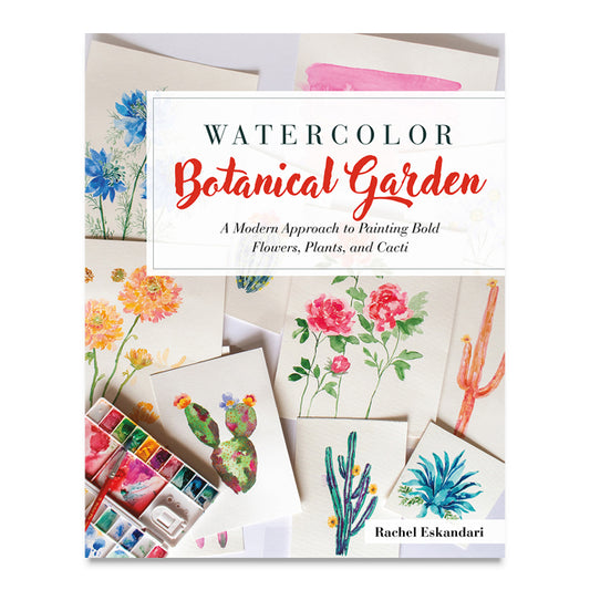 Watercolor Botanical Garden by Rachel Eskandari