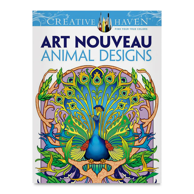 Art Nouveau Animal Design Coloring Book