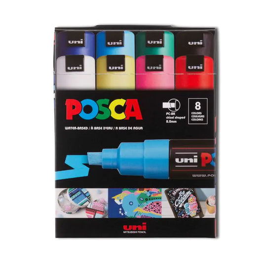 POSCA Basic Color Set of 8 with packaging