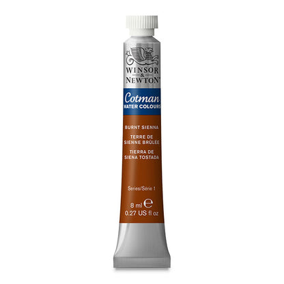 Winsor & Newton Cotman Watercolor - Burnt Sienna, 8 ml