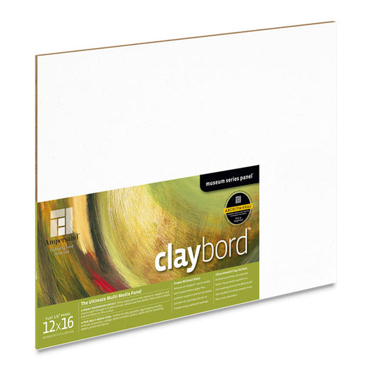 Claybord Flat, 12" x 16"