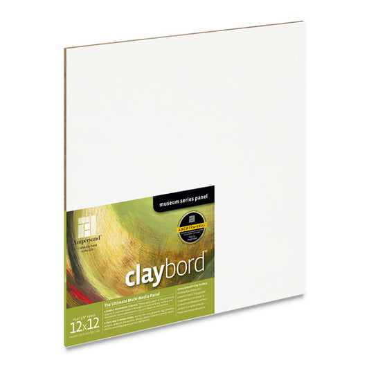 Claybord Flat, 12" x 12"