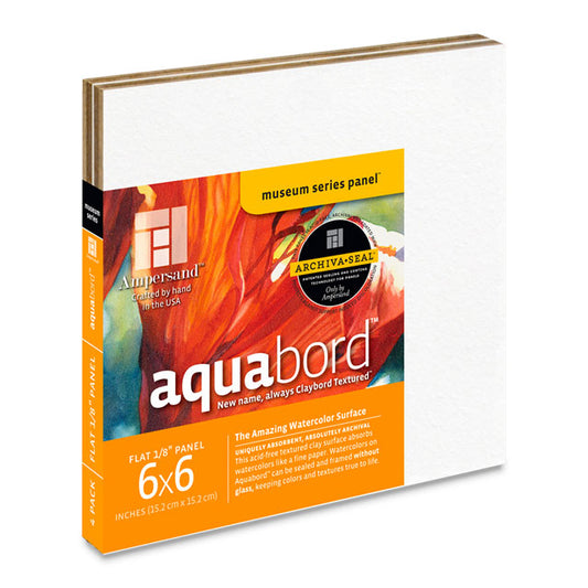 Aquabord Flat, 6" x 6", Pkg of 4