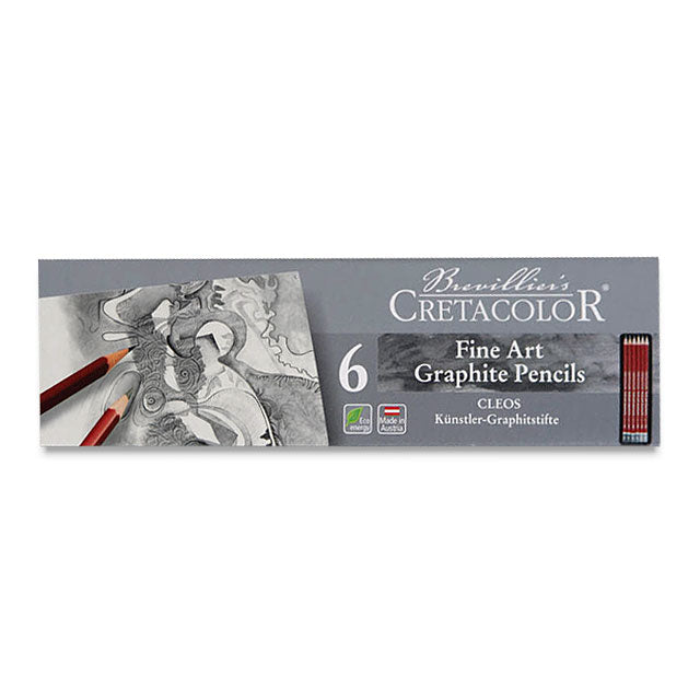 Fine Art Graphite Pencil Set of 6