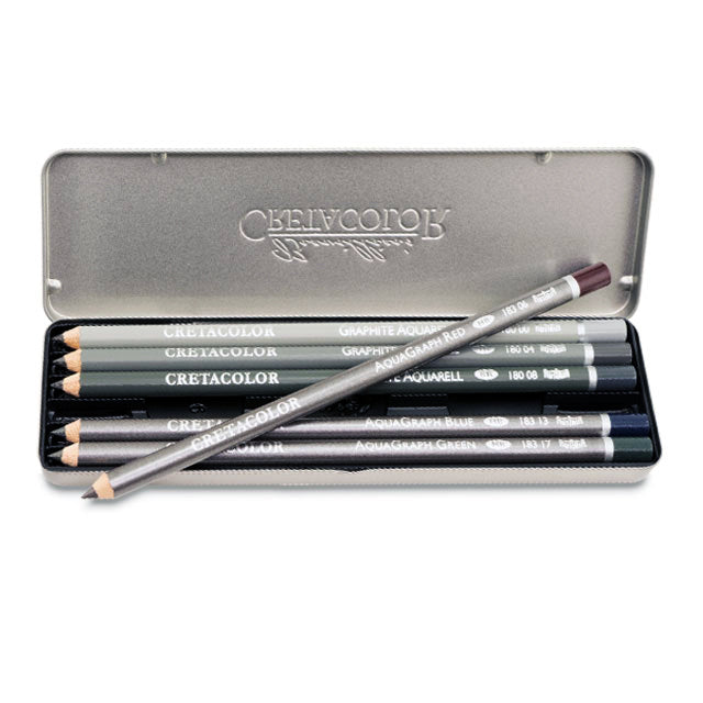 AquaGraph Watersoluble Graphite Pencil Pocket Set