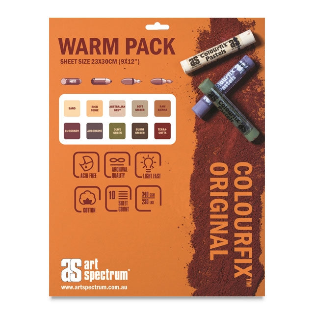 Warm Tones, 10 Sheet Pack