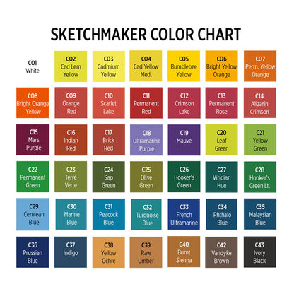 Sketchmaker Color Chart