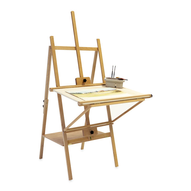 All-Purpose Easel Table as Watercolor Table