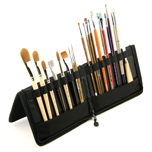 Cheap Joe's Brush Holder, 8-1/2" x 13", Holds 17 brushes (Brushes Not Included)