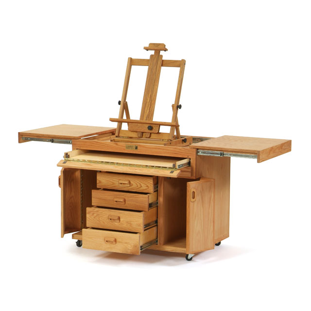 Joe's Studio Watercolor Station - showing with standard table easel (not included)