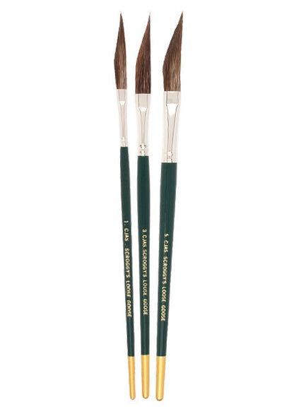 Scroggy's Loose Goose Dagger Striper 3 Brush Set