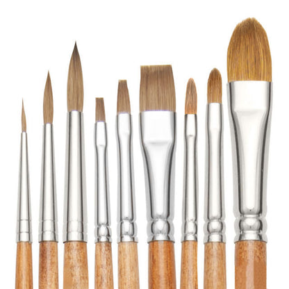 Big Red Sable Brush - Elite Brush Set Detail