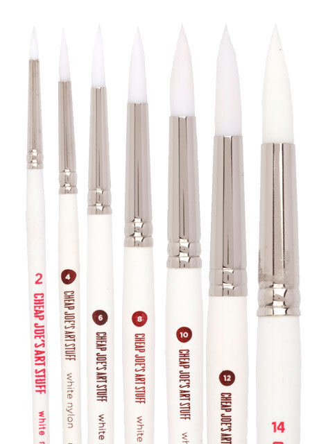 Short Handle Round 7 Brush Set