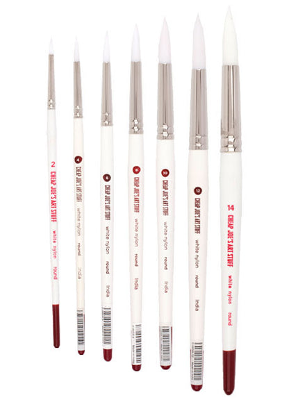 Short Handle Round 7 Brush Set