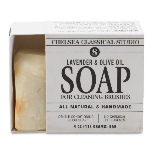 Chelsea Classical Studio Brush Cleaner - Lavender and Olive Oil Bar Soap