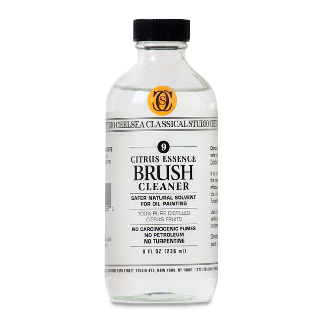 Brush Cleaner, Citrus Essence, 8 oz.