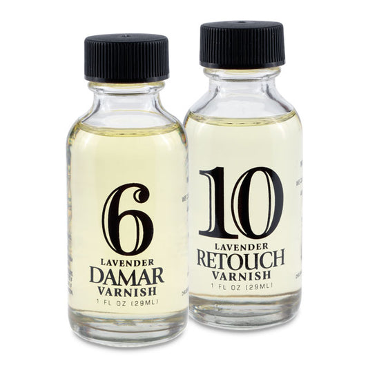 Chelsea Classical Studio - Damar & Retouch Varnishes Sampler Set