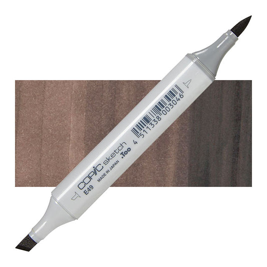 Copic Sketch Marker - Dark Bark E49