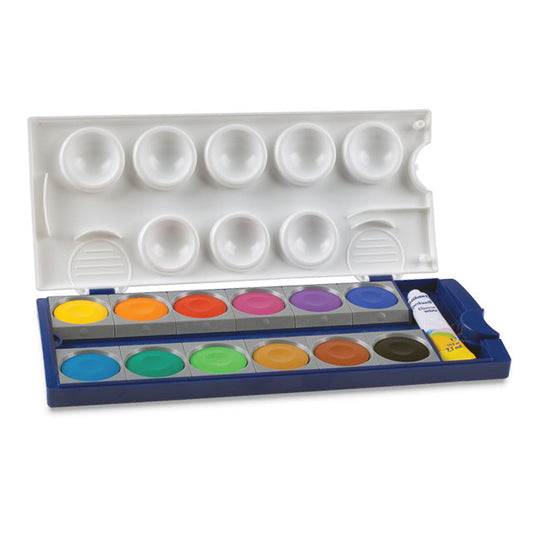 Pelikan Opaque Watercolor Set, 12 Assorted Colors