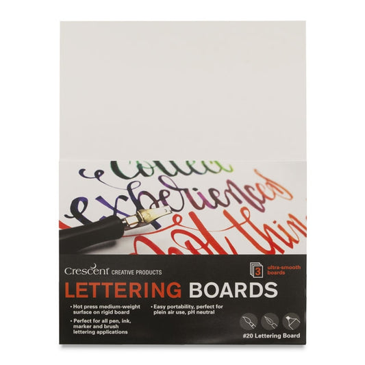 No. 20 Lettering Board, 8" x 10", Pkg. of 3