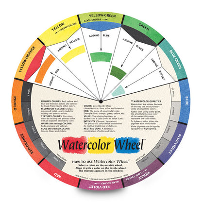 Color Wheel Watercolor Wheel (front)