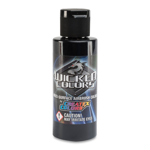 Createx Wicked Colors Airbrush Color - Black, 2 oz.