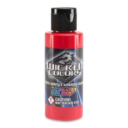 Createx Wicked Colors Airbrush Color - Red, 2 oz.