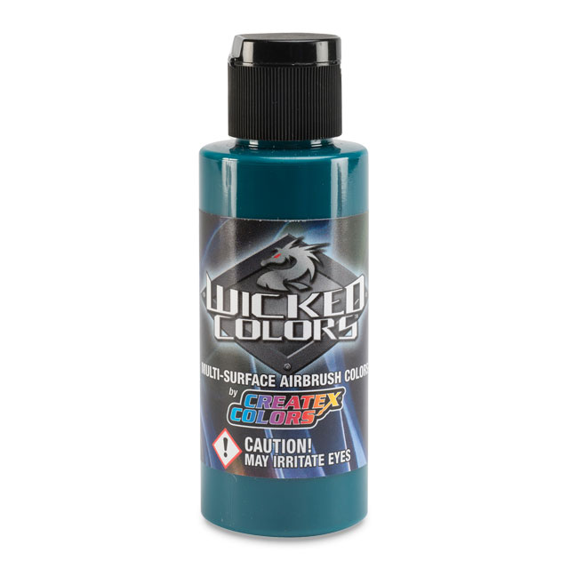 Createx Wicked Colors Airbrush Color - Phthalo Green, 2 oz.