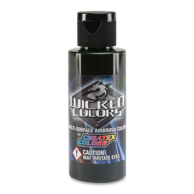 Createx Wicked Colors Airbrush Color - Detail Moss Green, 2 oz.