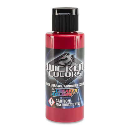 Createx Wicked Colors Airbrush Color - Detail Carmine, 2 oz.