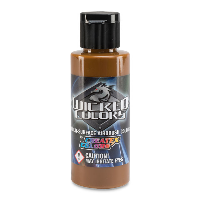 Createx Wicked Colors Airbrush Color - Detail Yellow Ochre, 2 oz.