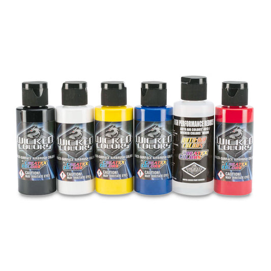 Wicked Colors Primary Set, 2 oz. bottles