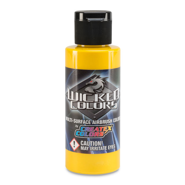 Createx Wicked Colors Airbrush Color - Pearl Yellow, 2 oz.