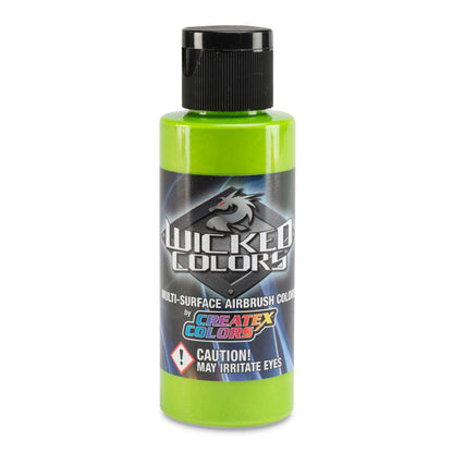 Createx Wicked Colors Airbrush Color - Pearl Lime Green, 2 oz.