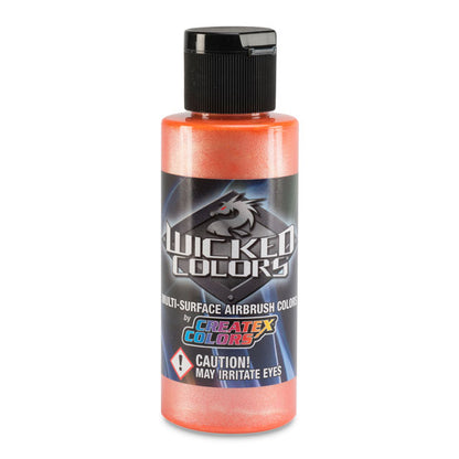 Createx Wicked Colors Airbrush Color - Pearl Orange, 2 oz.