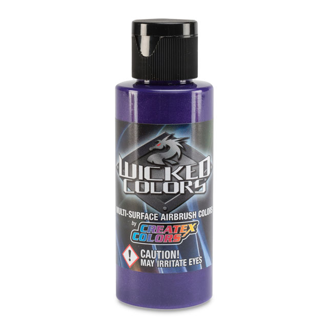 Createx Wicked Colors Airbrush Color - Pearl Plum, 2 oz.