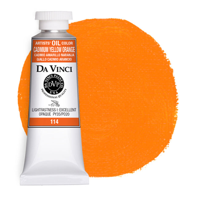 Artists' Oil Color - Cadmium Yellow Orange, 37 ml