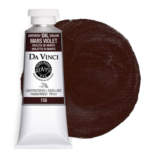 Da Vinci Artists' Oil Color, Mars Violet, 40 ml.