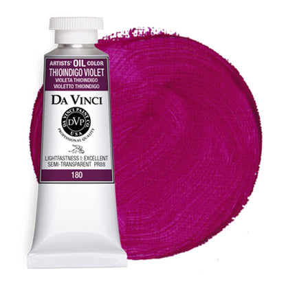 Da Vinci Artists' Oil Color, Thioindigo Violet, 40 ml.