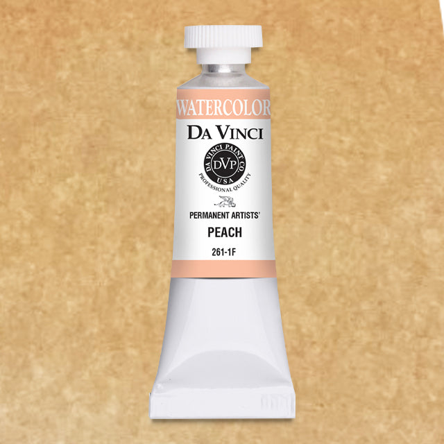 Da Vinci Artists' Watercolor - Peach, 15 ml