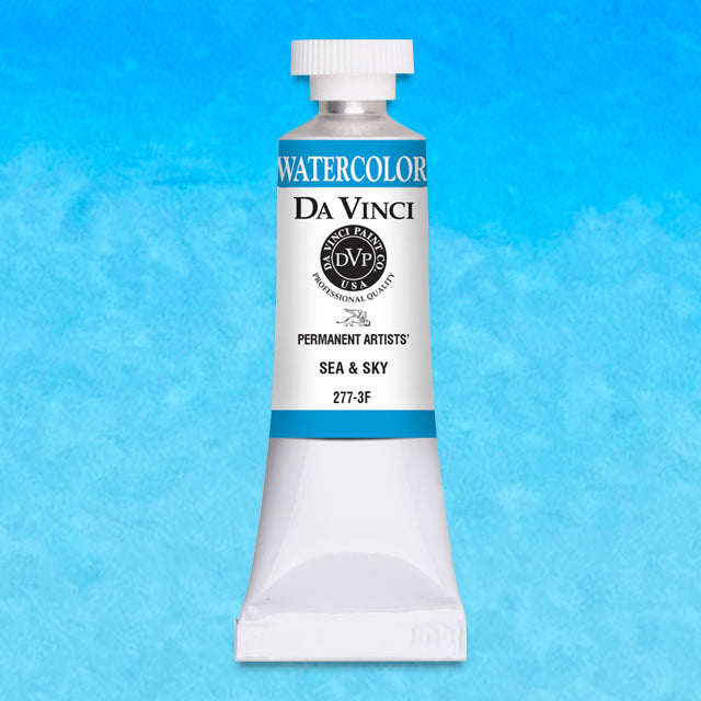 Da Vinci Artists' Watercolor - Sea & Sky, 15 ml