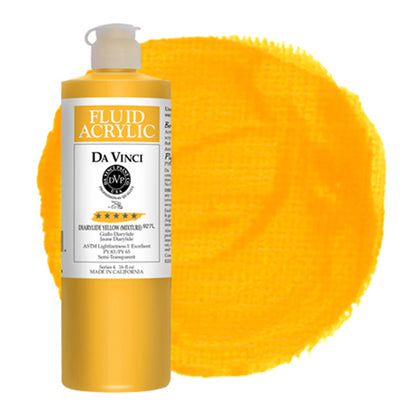 Da Vinci Fluid Acrylic, Diarylide Yellow (Mixture), 16 oz.