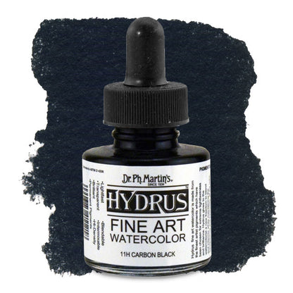 Hydrus Fine Art Watercolor, Carbon Black