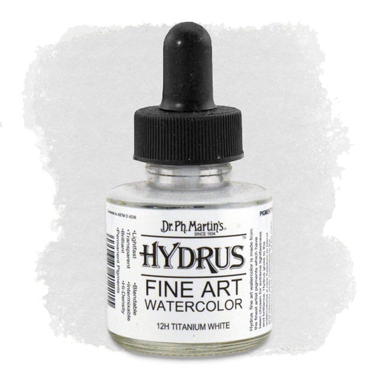 Hydrus Fine Art Watercolor, Titanium White