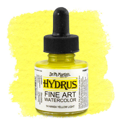 Hydrus Fine Art Watercolor, Hansa Yellow Light