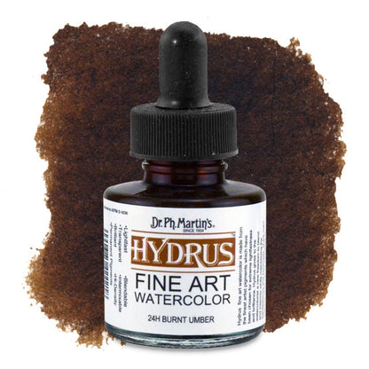 Hydrus Fine Art Watercolor, Burnt Umber